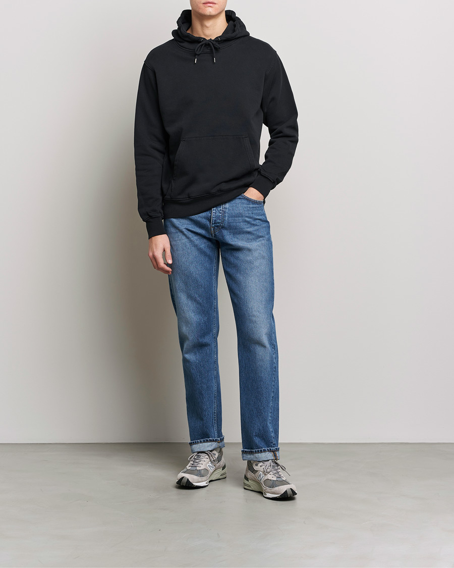 Herren | Pullover | Colorful Standard | Classic Organic Hood Deep Black