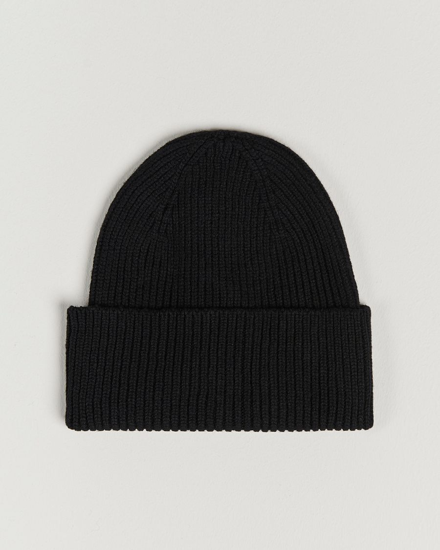 Herren | Mützen | Colorful Standard | Merino Wool Beanie Deep Black