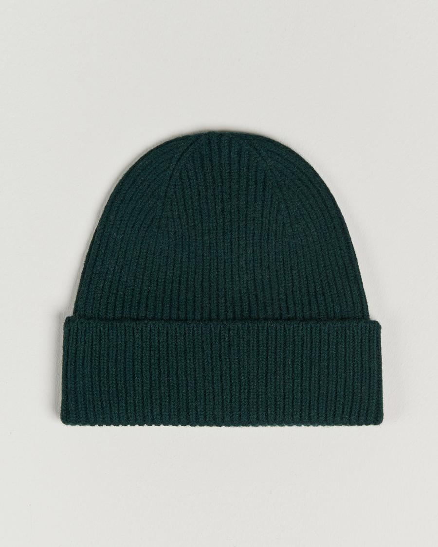 Herren | Colorful Standard Merino Wool Beanie Emerald Green | Colorful Standard | Merino Wool Beanie Emerald Green