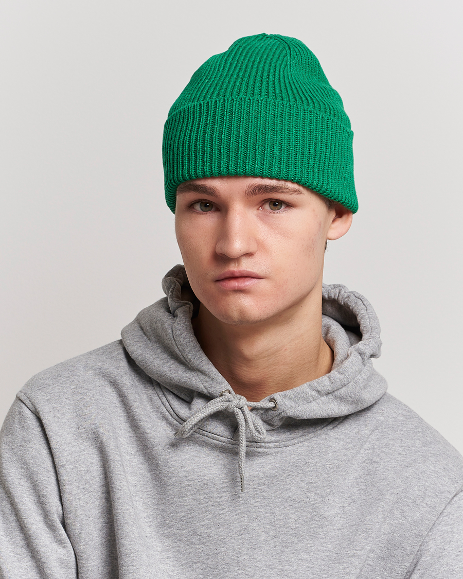 Herren | Colorful Standard Merino Wool Beanie Kelly Green | Colorful Standard | Merino Wool Beanie Kelly Green