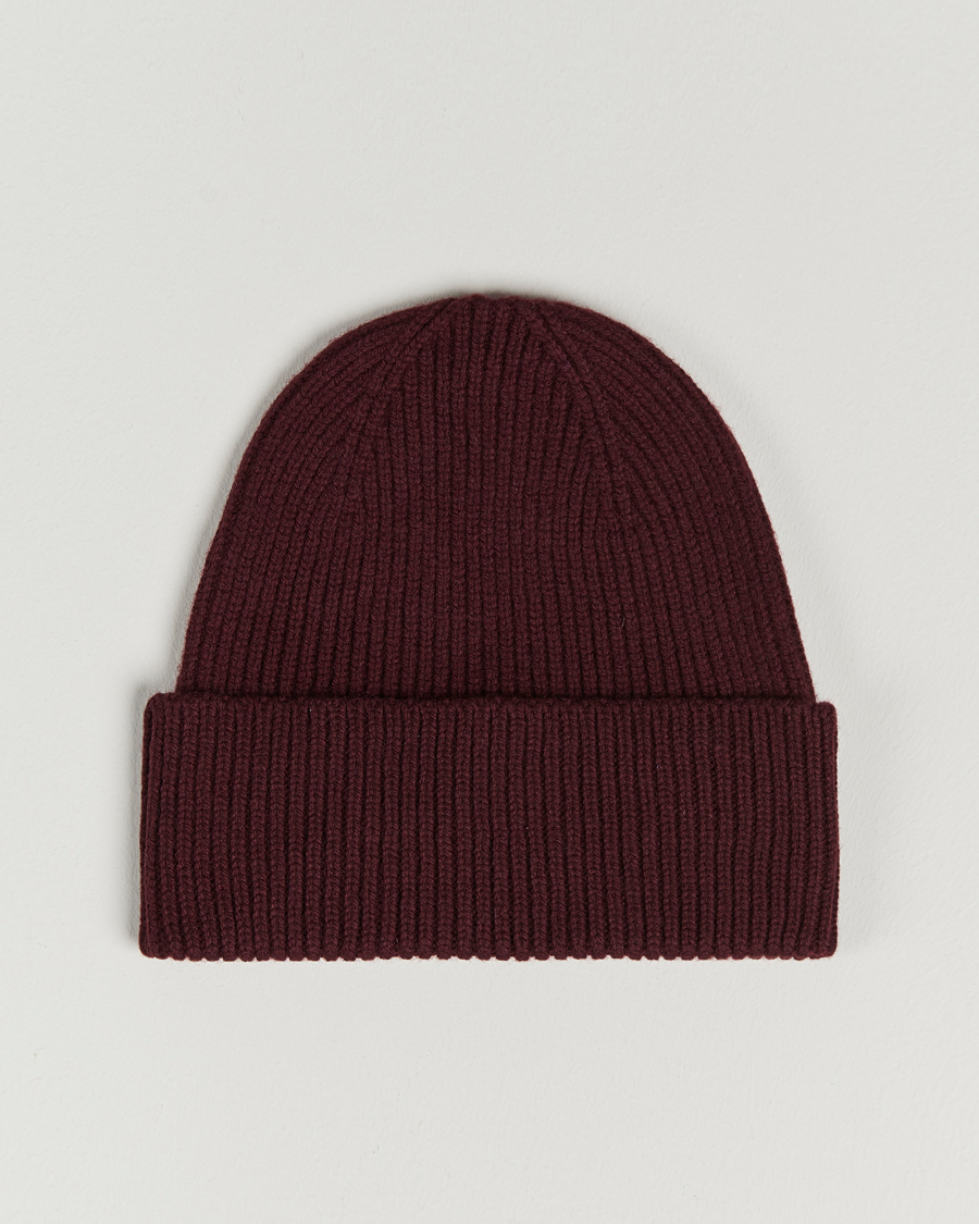 Herren | Colorful Standard Merino Wool Beanie Oxblood Red | Colorful Standard | Merino Wool Beanie Oxblood Red