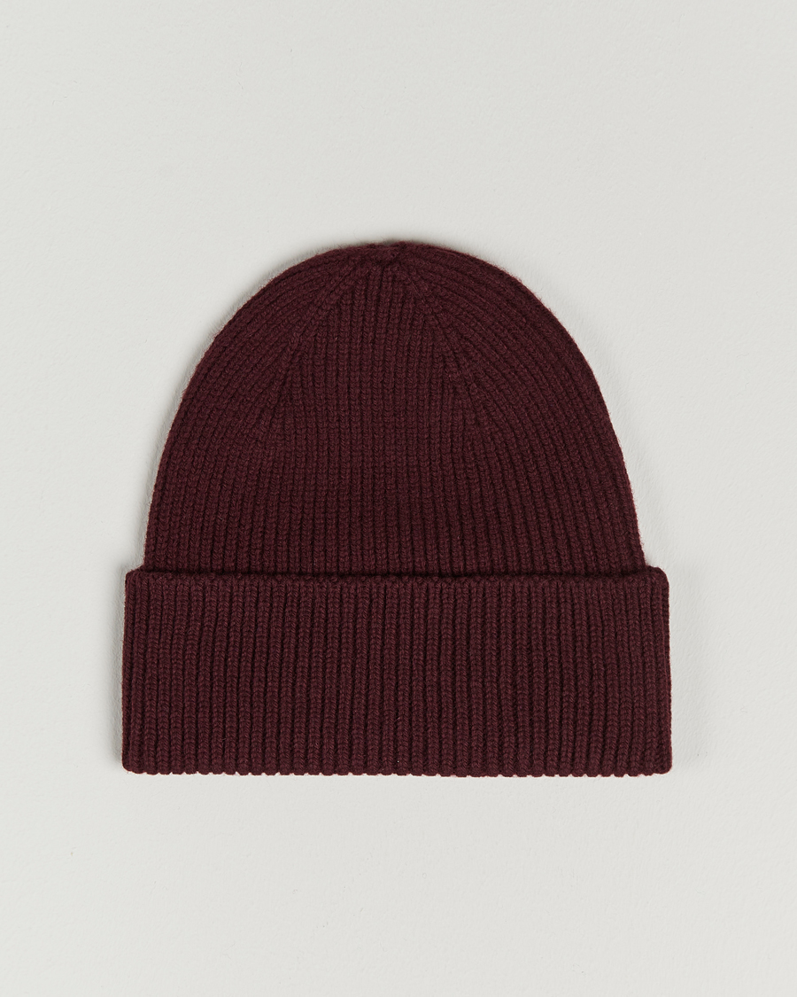 Herren | Colorful Standard Merino Wool Beanie Oxblood Red | Colorful Standard | Merino Wool Beanie Oxblood Red