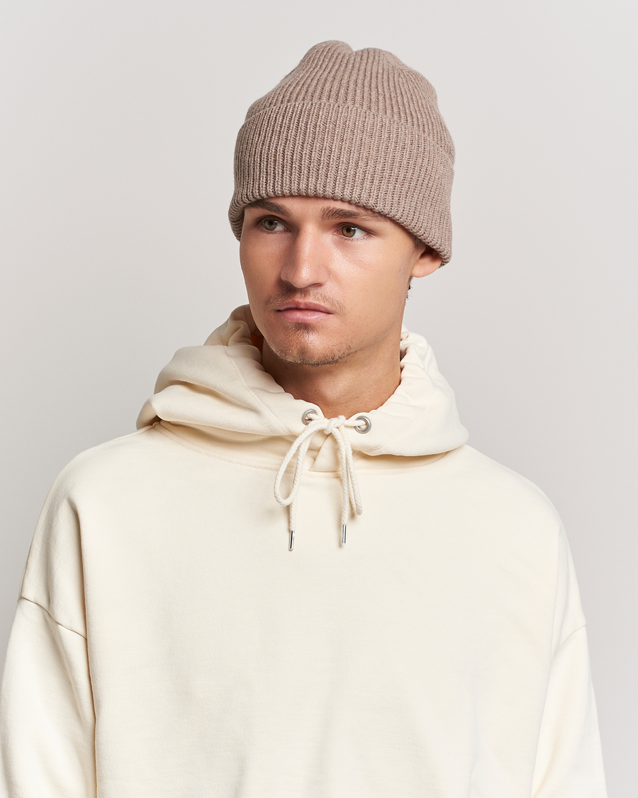 Herren | Colorful Standard Merino Wool Beanie Warm Taupe | Colorful Standard | Merino Wool Beanie Warm Taupe