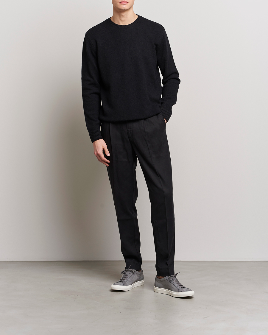 Herren | Pullover | Colorful Standard | Classic Merino Wool Crew Neck Deep Black