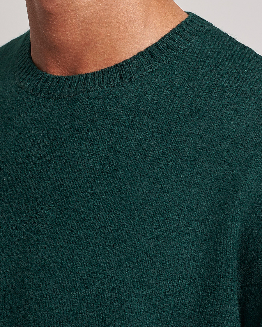 Herren | Pullover | Colorful Standard | Classic Merino Wool Crew Neck Emerald Green