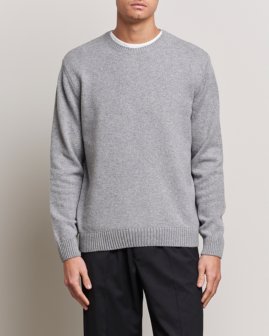 Herren | Colorful Standard | Colorful Standard | Classic Merino Wool Crew Neck Heather Grey