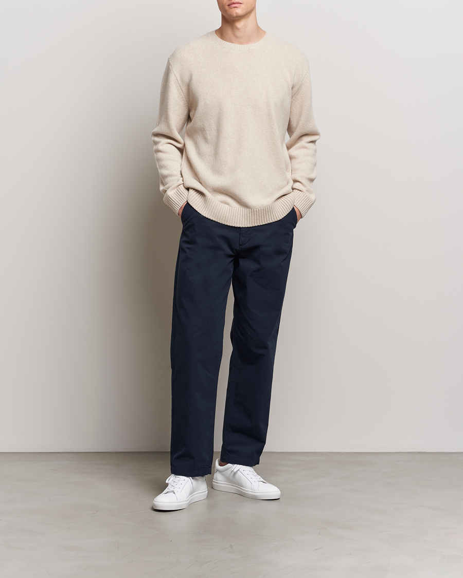 Herren | Pullover | Colorful Standard | Classic Merino Wool Crew Neck Ivory White