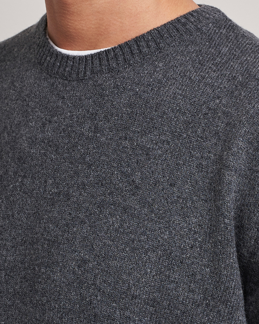 Herren | Pullover | Colorful Standard | Classic Merino Wool Crew Neck Lava Grey