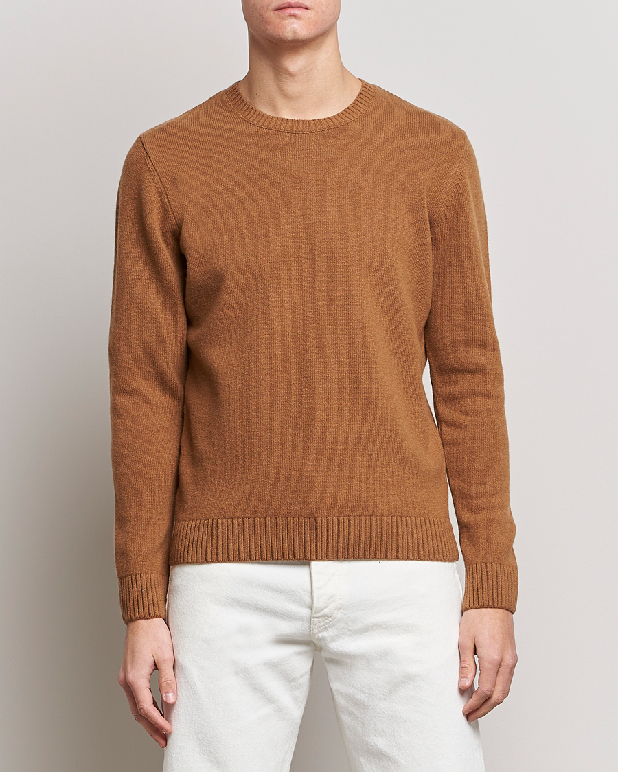 Men |  | Colorful Standard | Classic Merino Wool Crew Neck Sahara Camel