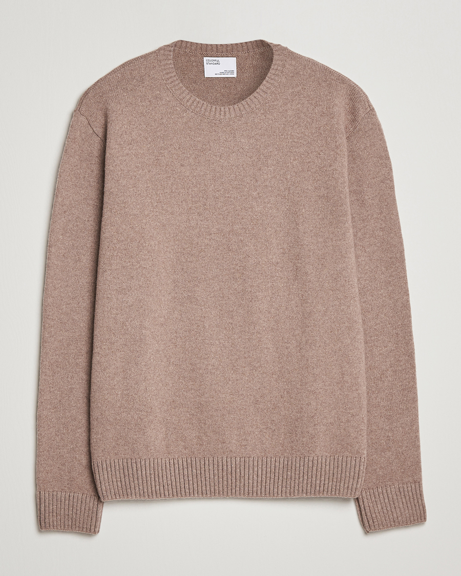Herren | Pullover | Colorful Standard | Classic Merino Wool Crew Neck Warm Taupe