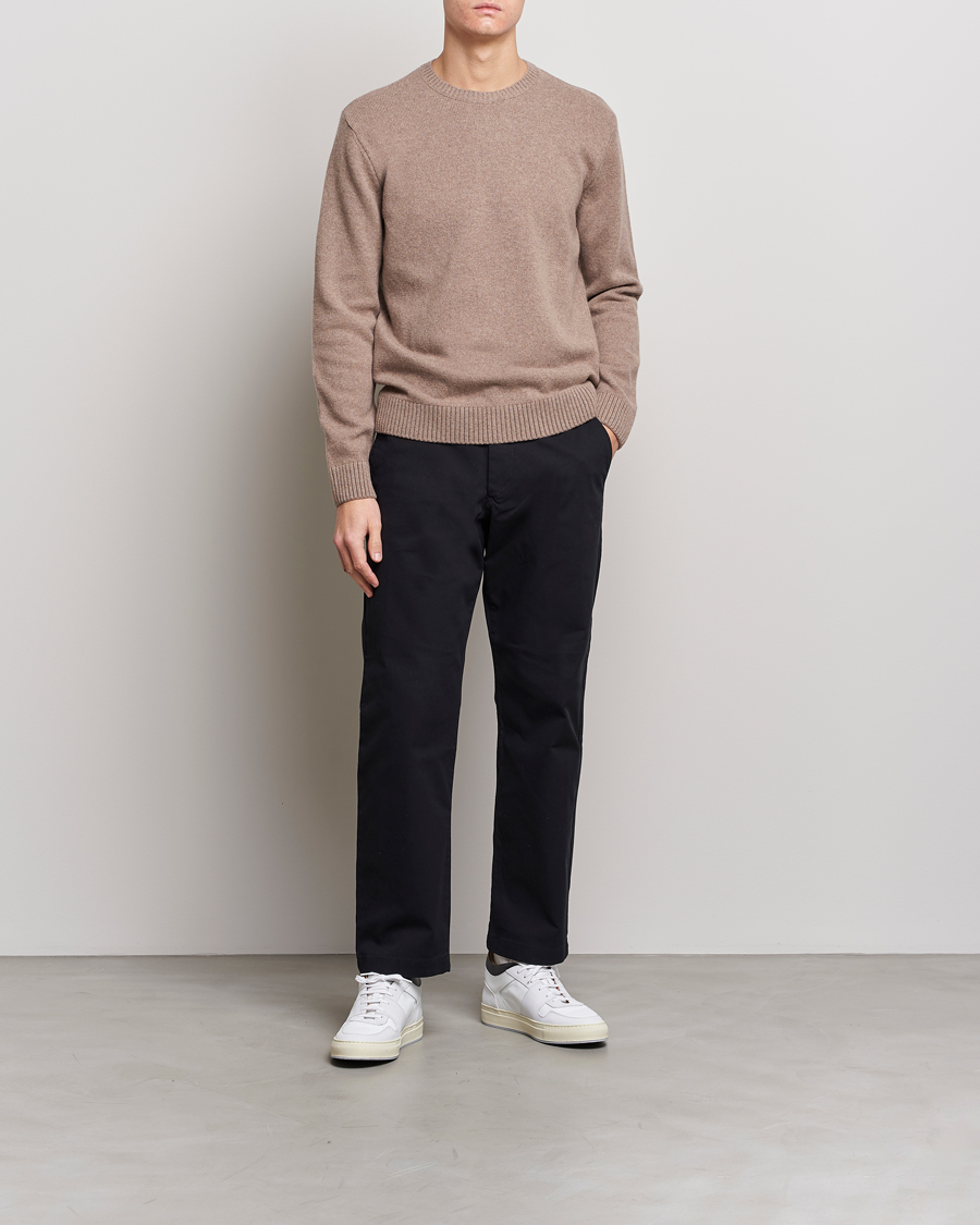 Herren | Pullover | Colorful Standard | Classic Merino Wool Crew Neck Warm Taupe
