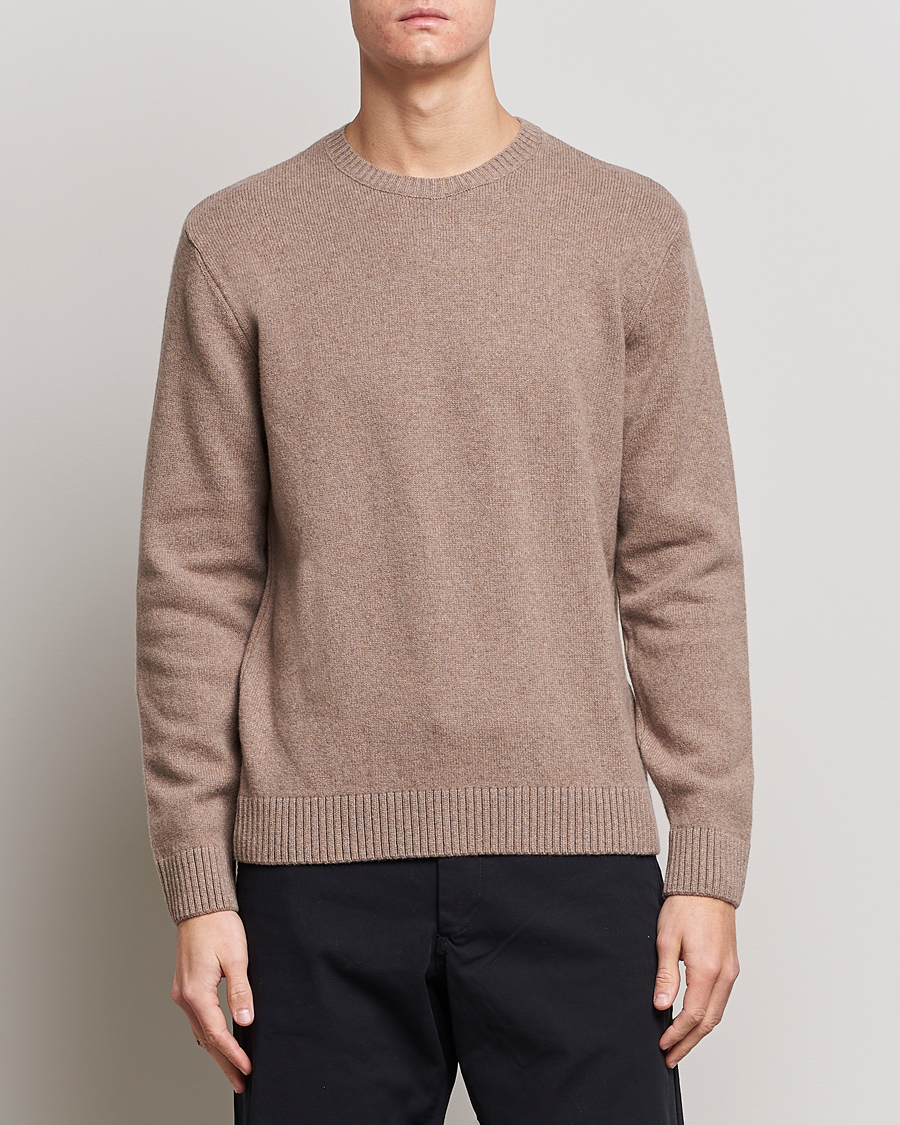 Herren |  | Colorful Standard | Classic Merino Wool Crew Neck Warm Taupe