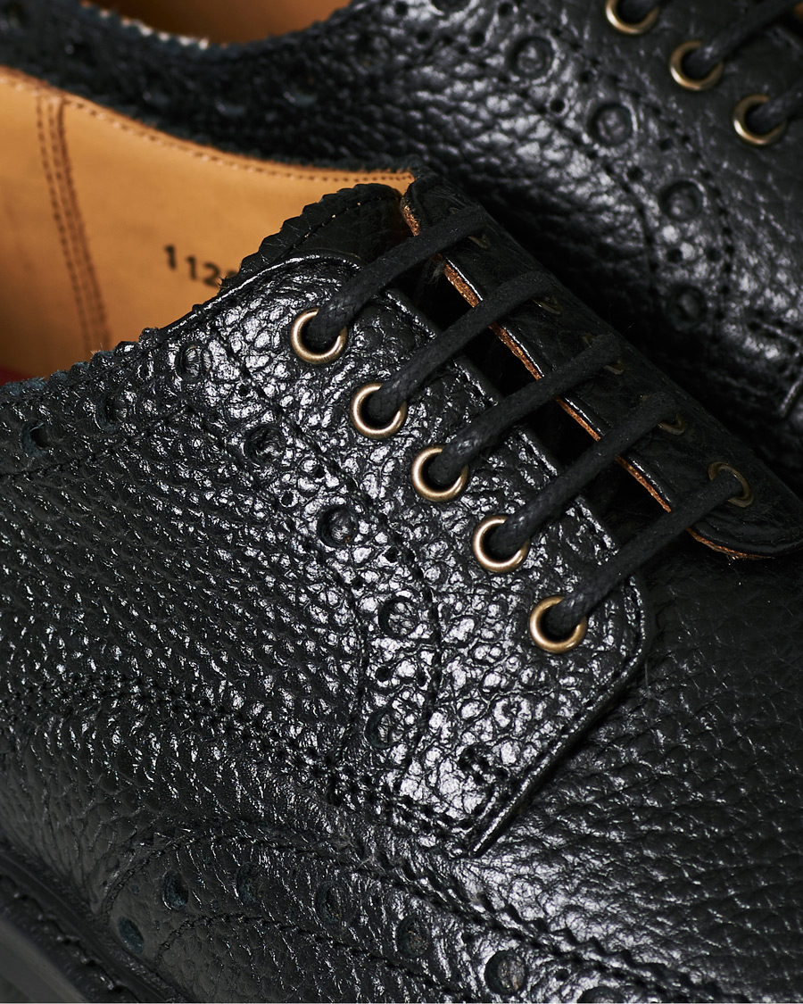 Herren | Grenson Archie Brogue Black Grain | Grenson | Archie Brogue Black Grain