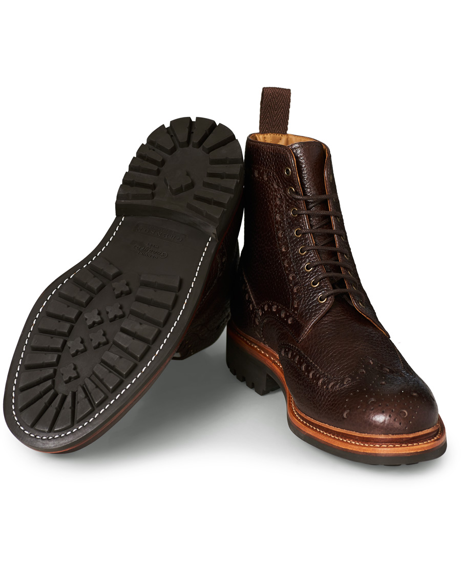 Herren | Grenson Fred Boot Dark Brown Grain | Grenson | Fred Boot Dark Brown Grain
