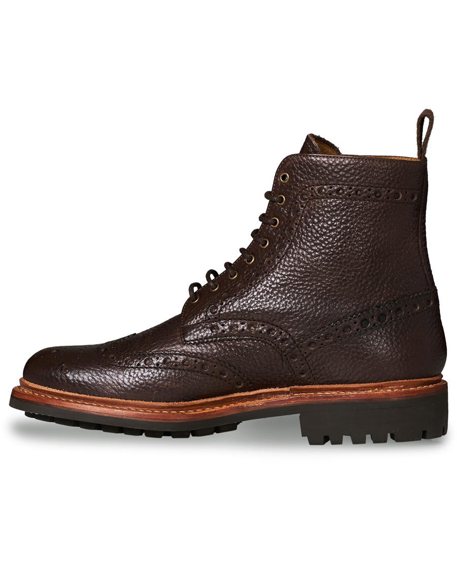 Herren | Grenson Fred Boot Dark Brown Grain | Grenson | Fred Boot Dark Brown Grain