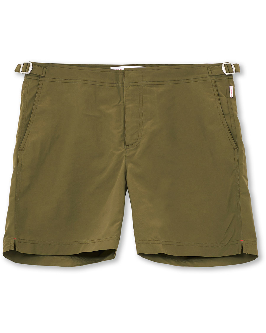 Herren | Badehosen | Orlebar Brown | Bulldog Medium Length Swim Shorts Olive