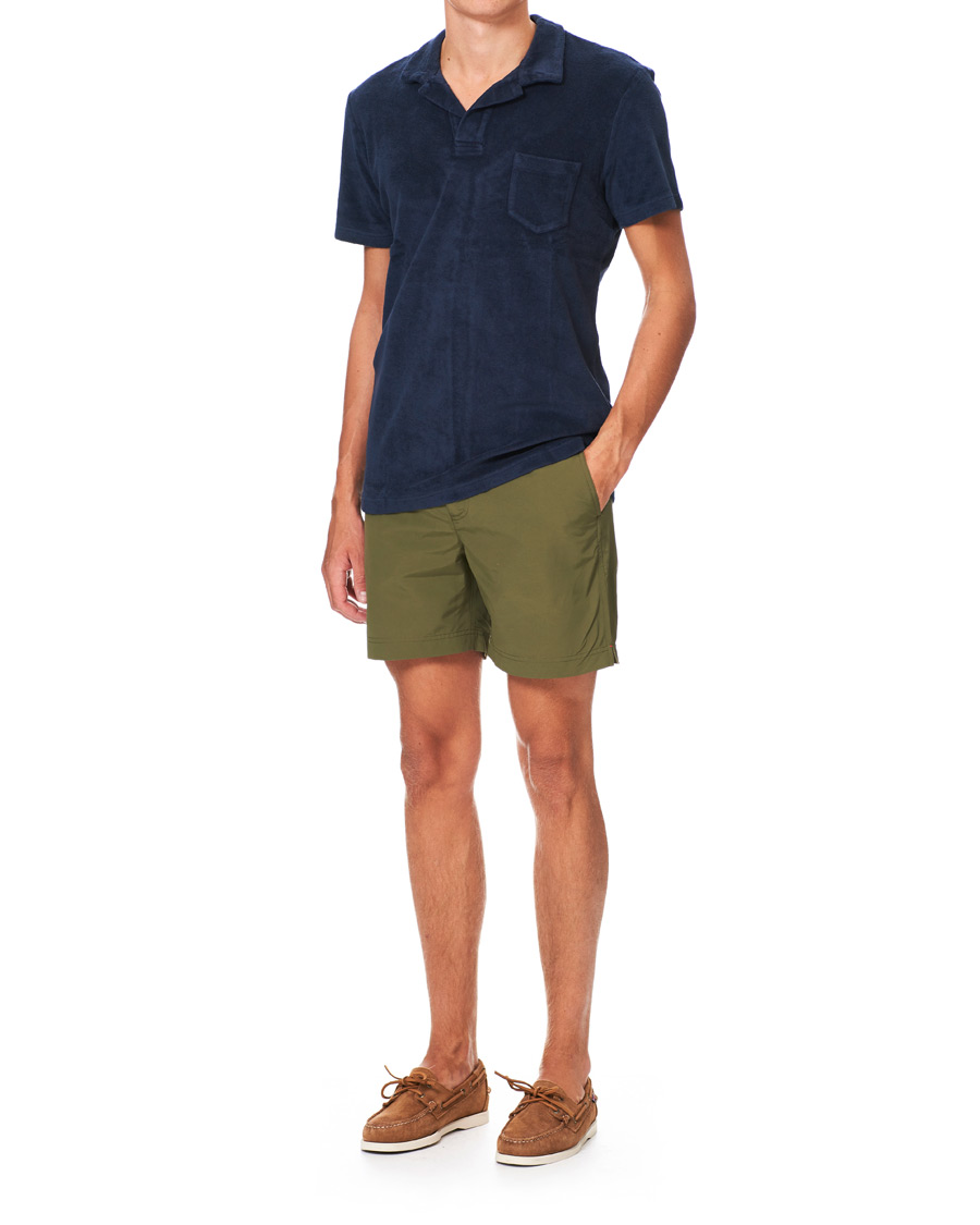 Herren | Badehosen | Orlebar Brown | Bulldog Medium Length Swim Shorts Olive