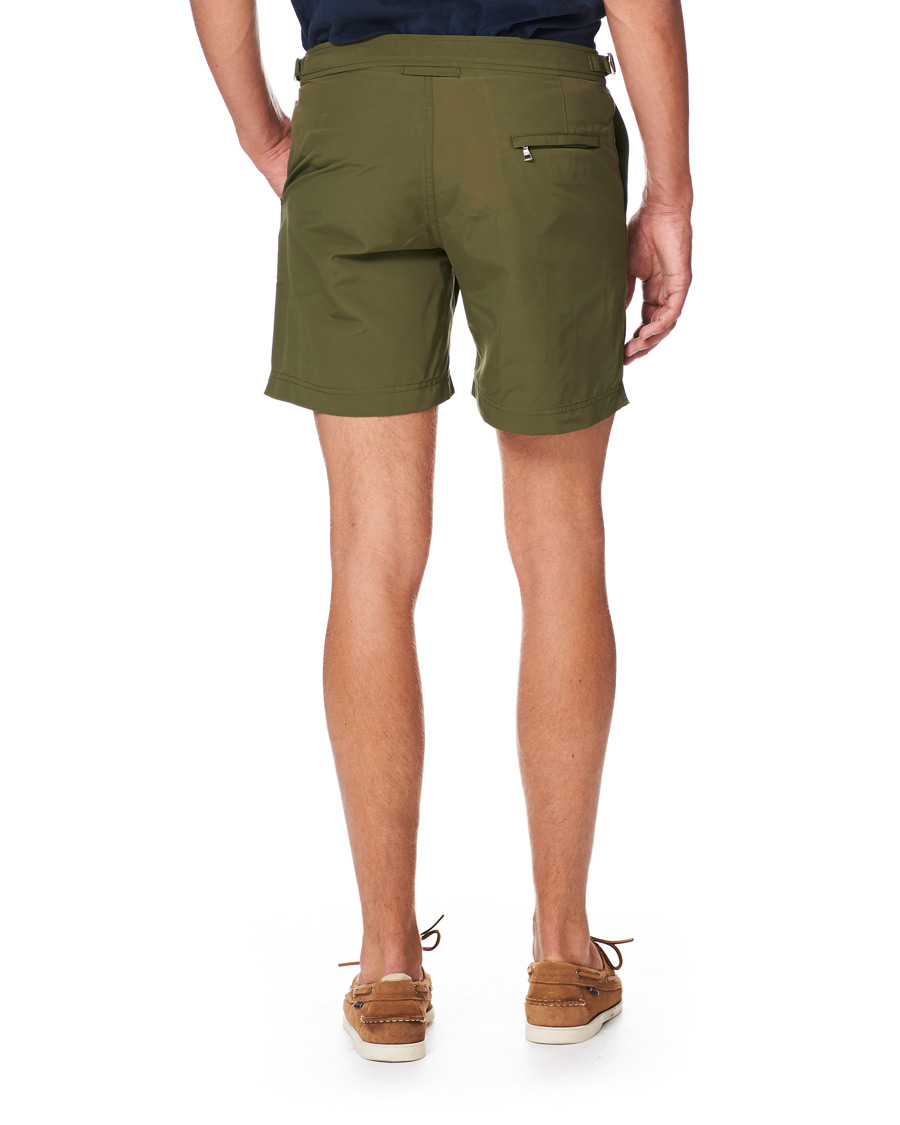 Herren | Badehosen | Orlebar Brown | Bulldog Medium Length Swim Shorts Olive