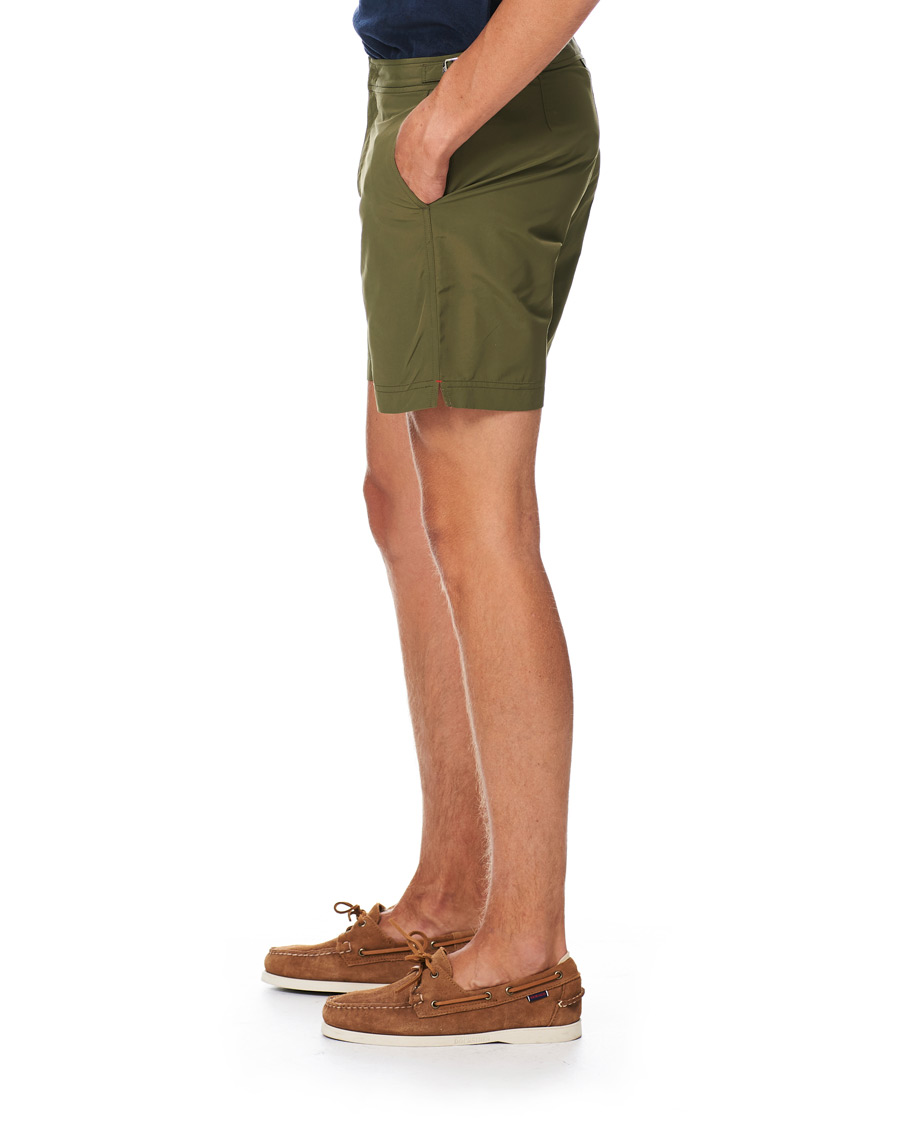 Herren | Badehosen | Orlebar Brown | Bulldog Medium Length Swim Shorts Olive