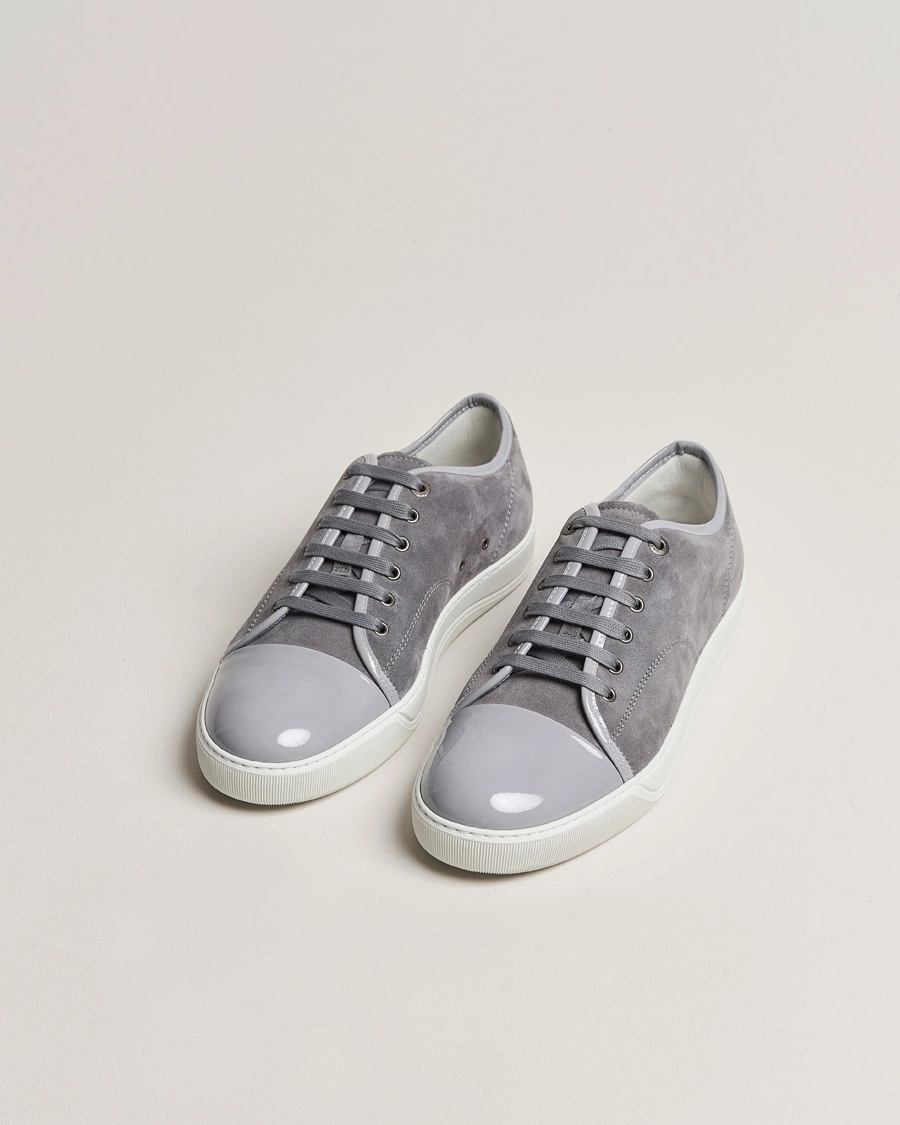 Herren | Sneaker | Lanvin | DBB1 Patent Cap Toe Sneaker Light Grey