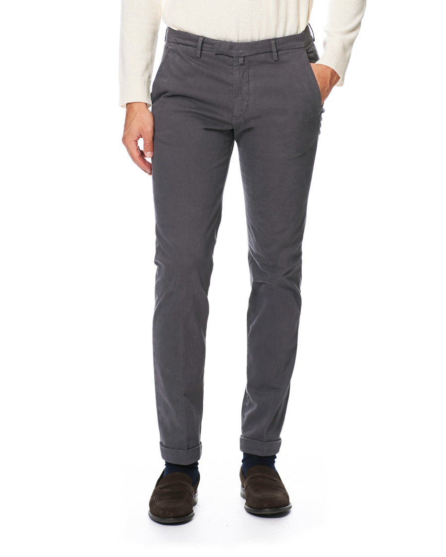 Herren | Hosen | Briglia 1949 | Slim Fit Cotton Chino Grey