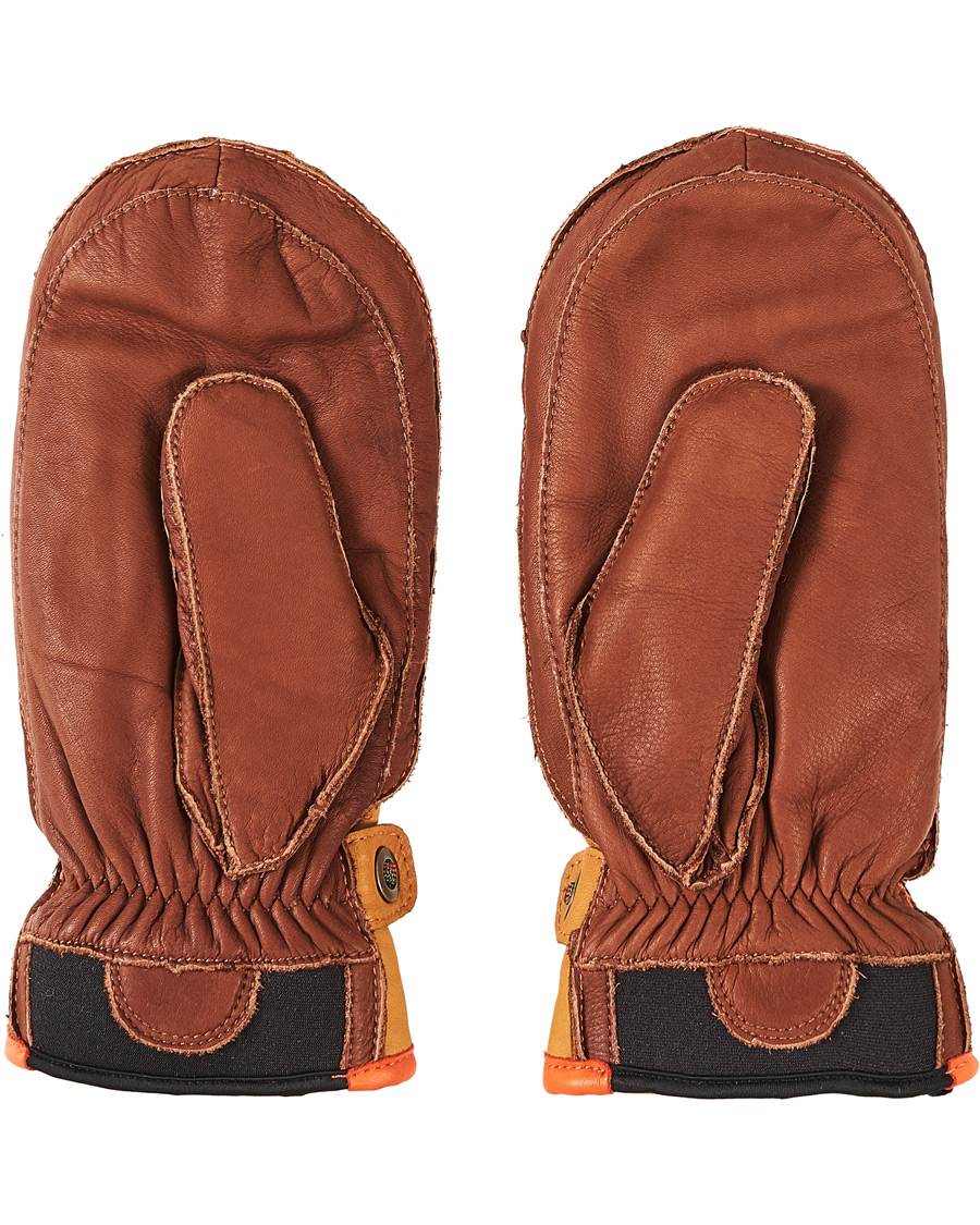 Herren | Hestra Wakayama Leather Mit Ski Glove Cognac/Brown | Hestra | Wakayama Leather Mit Ski Glove Cognac/Brown