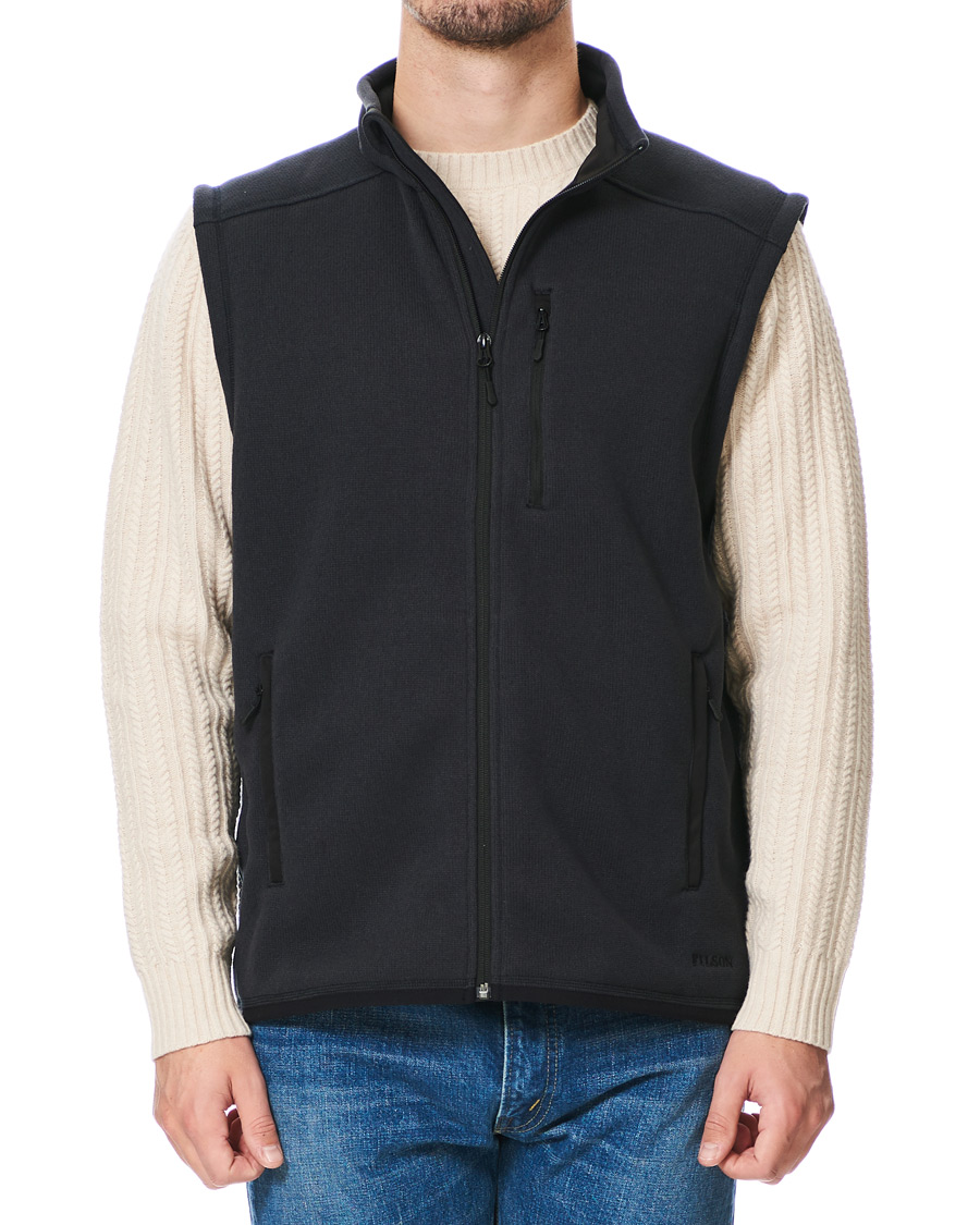 Herren | Pullover | Filson | Ridgeway Fleece Vest Dark Navy