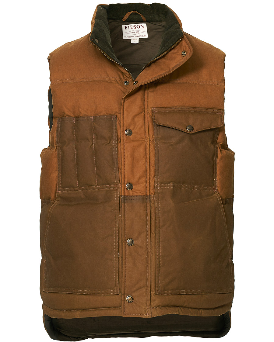 Herren | Jacken | Filson | Down Cruiser Padded Vest Dark Tan