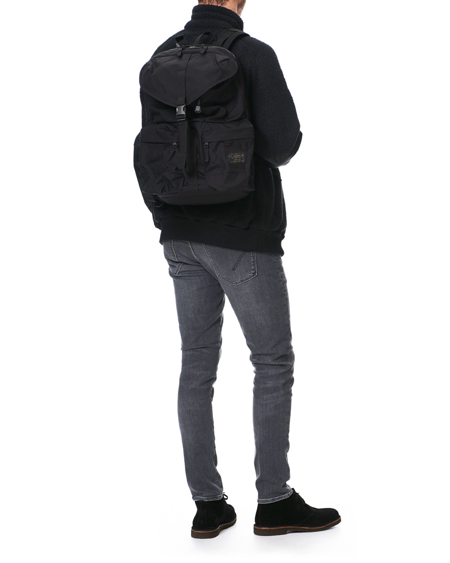 Herren | Filson Ripstop Nylon Backpack Black | Filson | Ripstop Nylon Backpack Black