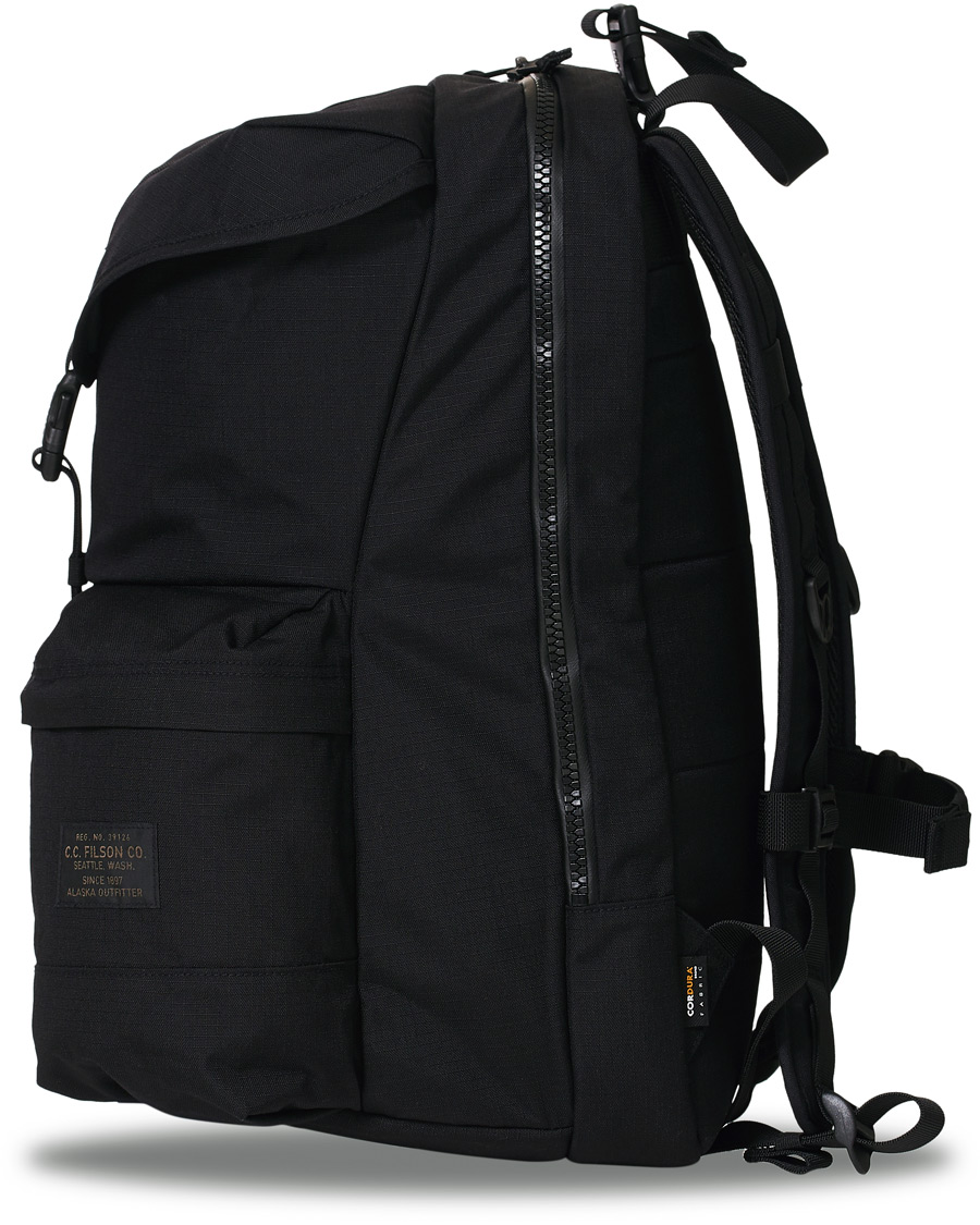 Herren | Filson Ripstop Nylon Backpack Black | Filson | Ripstop Nylon Backpack Black