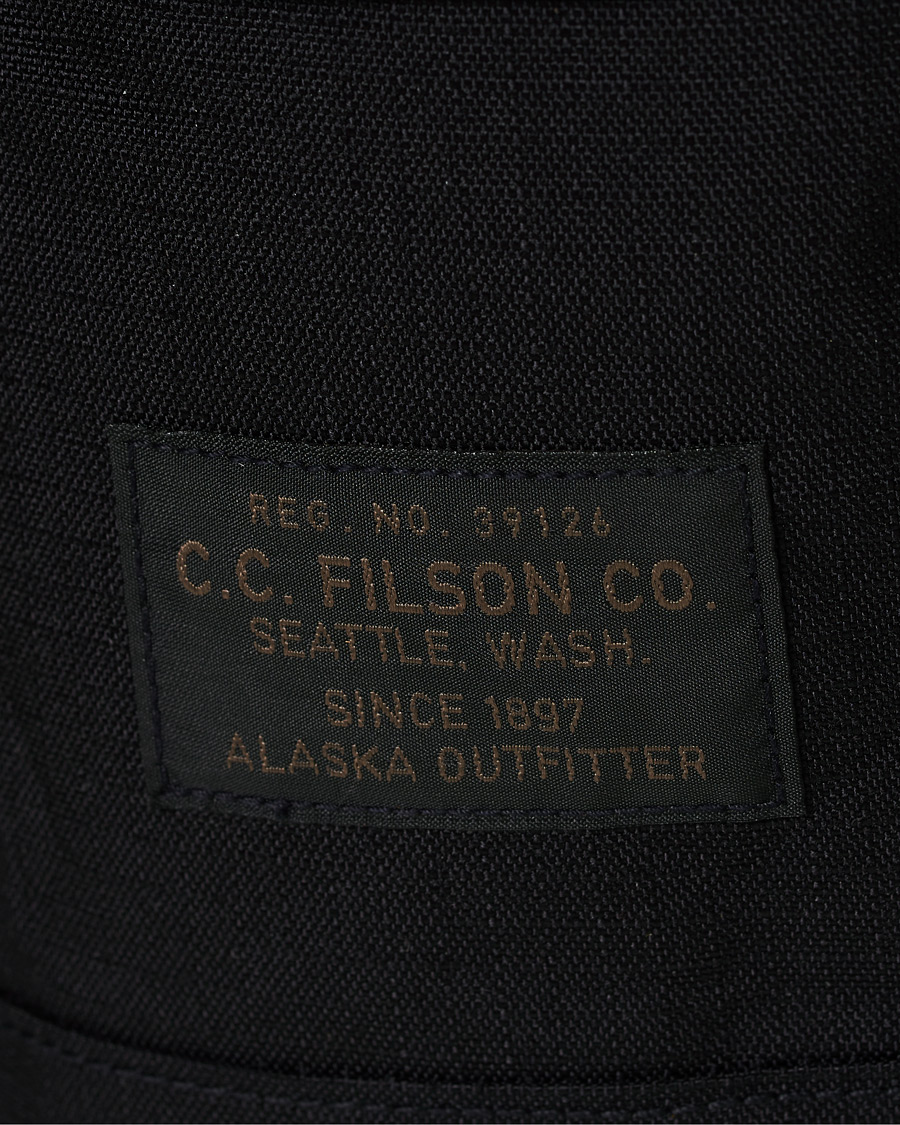 Herren | Filson Ripstop Nylon Backpack Black | Filson | Ripstop Nylon Backpack Black