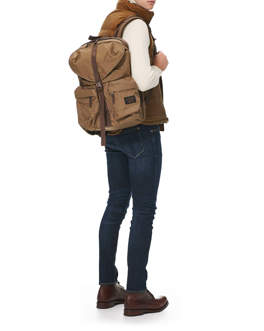 Herren | Filson Ripstop Nylon Backpack Field Tan | Filson | Ripstop Nylon Backpack Field Tan