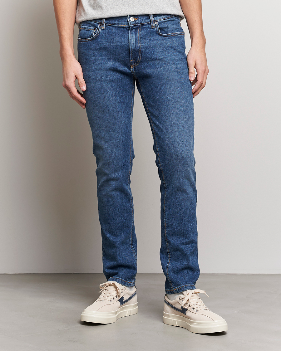 Herren | Blaue jeans | Jeanerica | SM001 Slim Jeans Mid Vintage