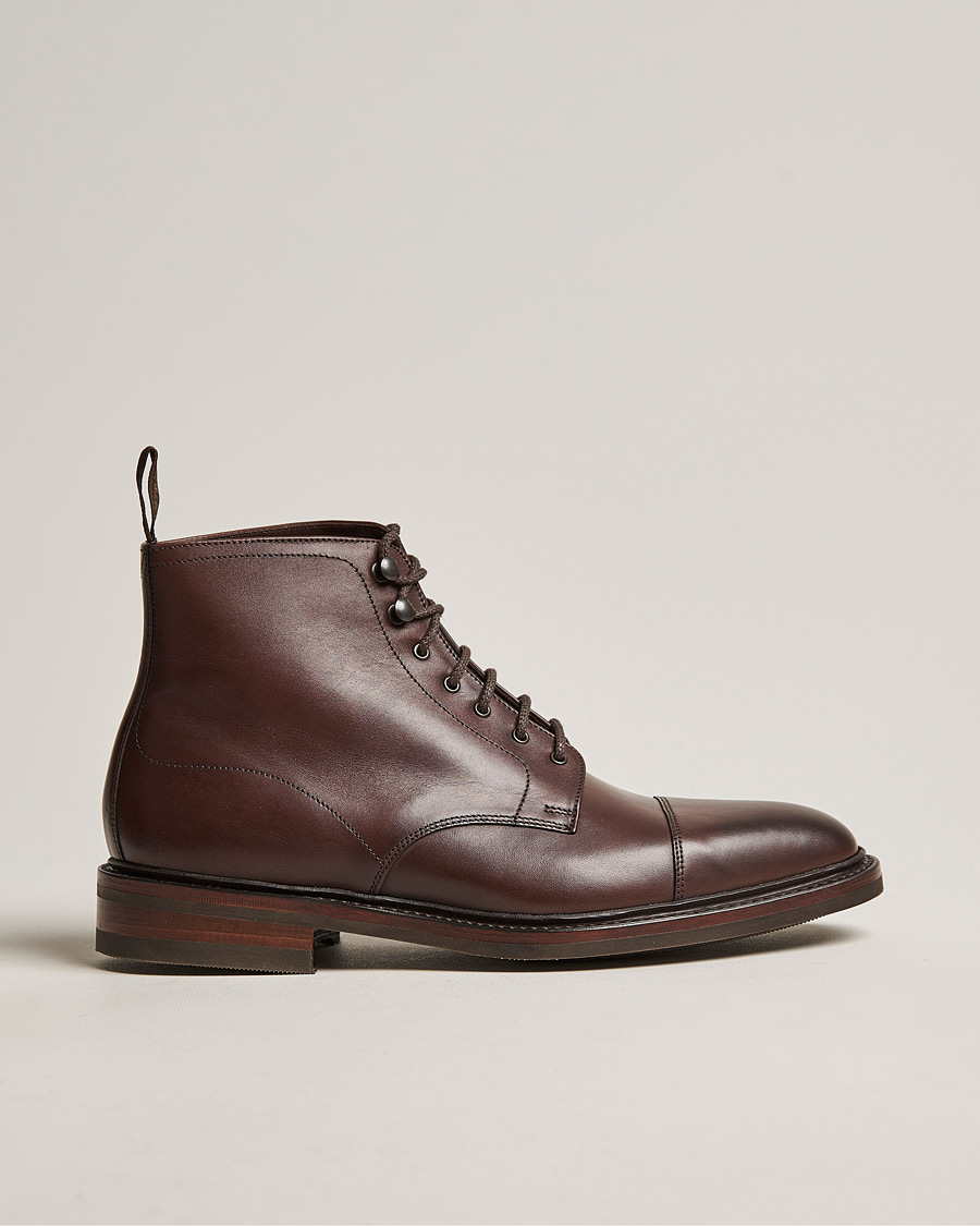 Herren | Boots | Loake 1880 | Roehampton Boot Dk Brown Burnished Calf