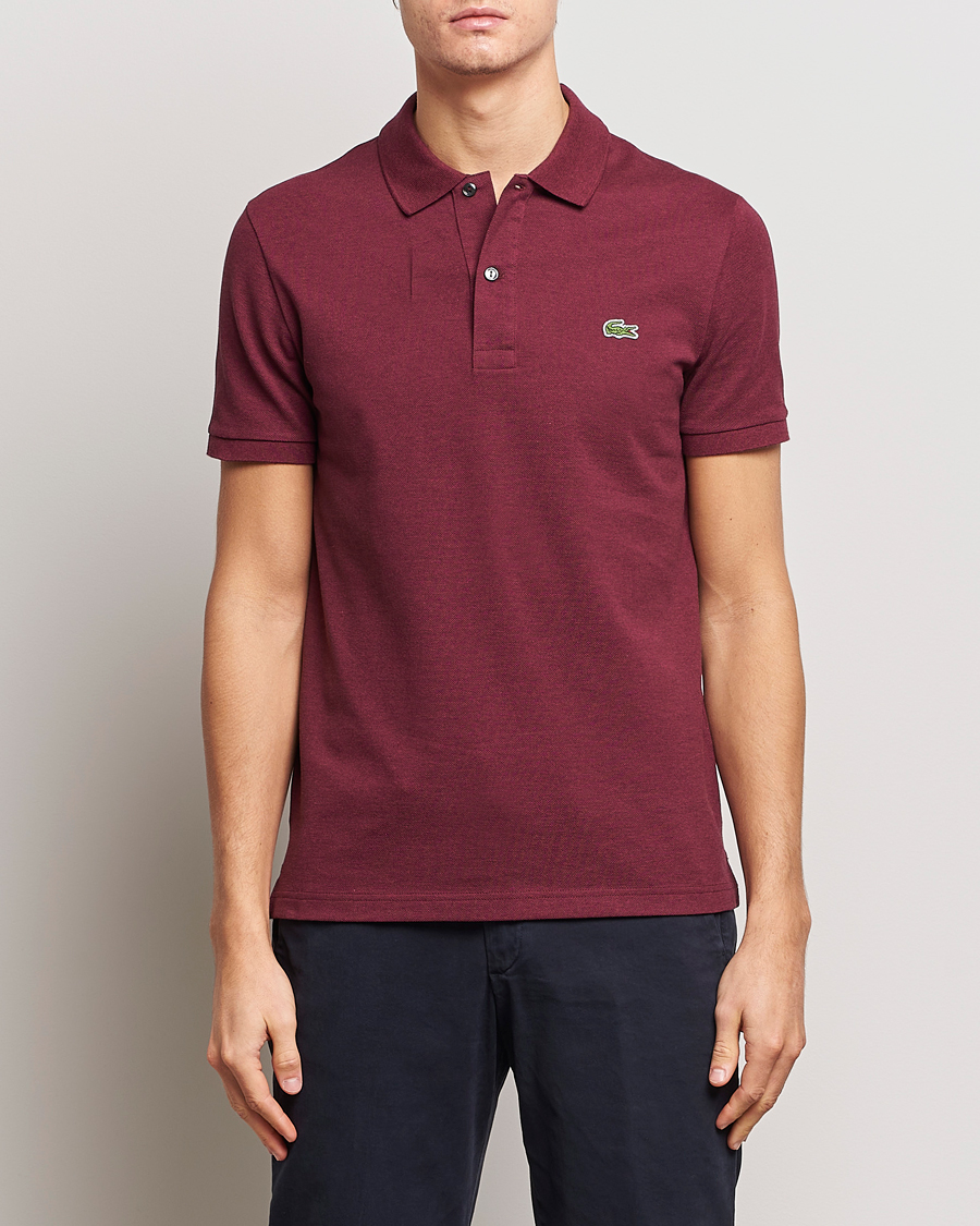 Herren | Poloshirt | Lacoste | Slim Fit Polo Piké Vine Chine