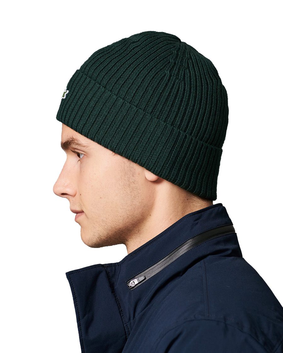 Herren | Lacoste Knitted Beanie Sinople | Lacoste | Knitted Beanie Sinople