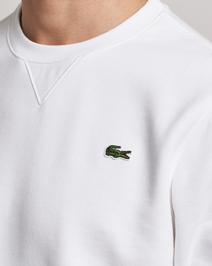 Lacoste Crew Neck Sweatshirt White