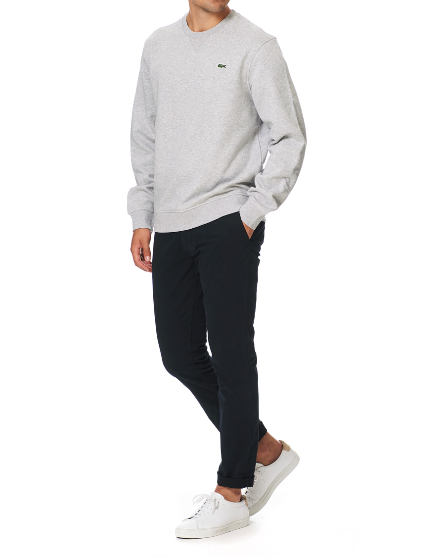 Herren | Pullover | Lacoste | Crew Neck Sweatshirt Argent Chine