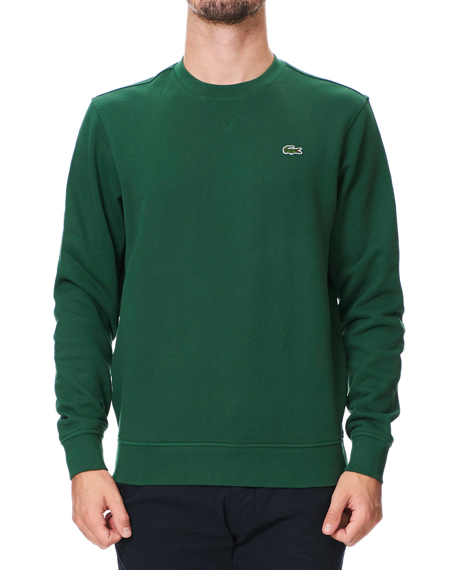 Lacoste Crew Neck Sweatshirt Vert Green Bei Careofcarl De