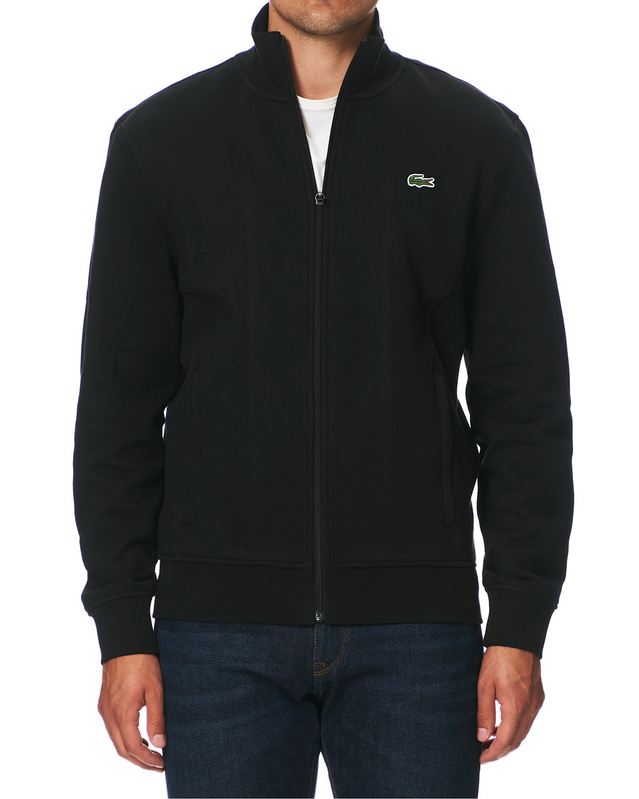 Herren | Pullover | Lacoste Sport | Full Zip Sweater Black
