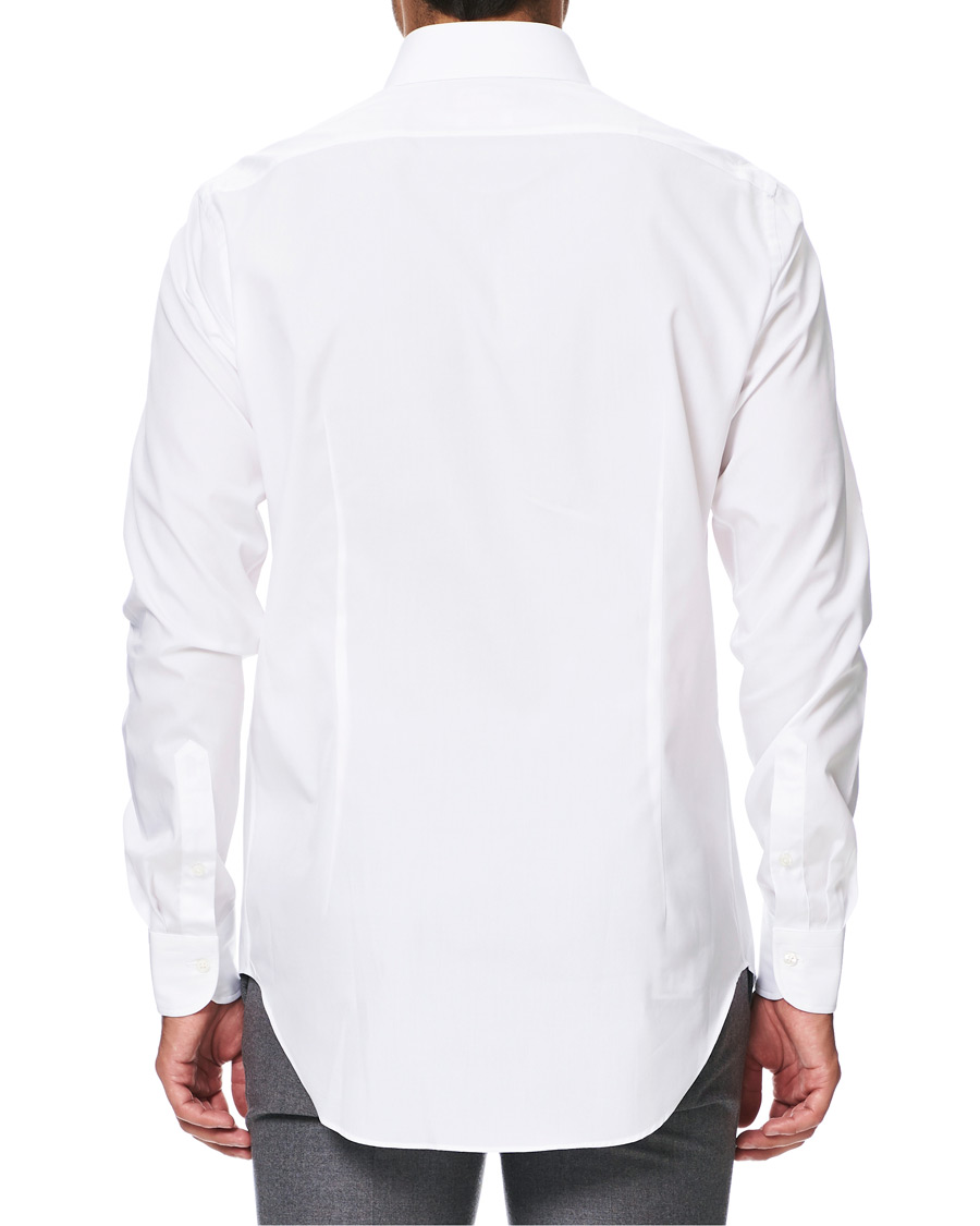 Herren | Hemden | Kamakura Shirts | Slim Fit Pinpoint Oxford Shirt White