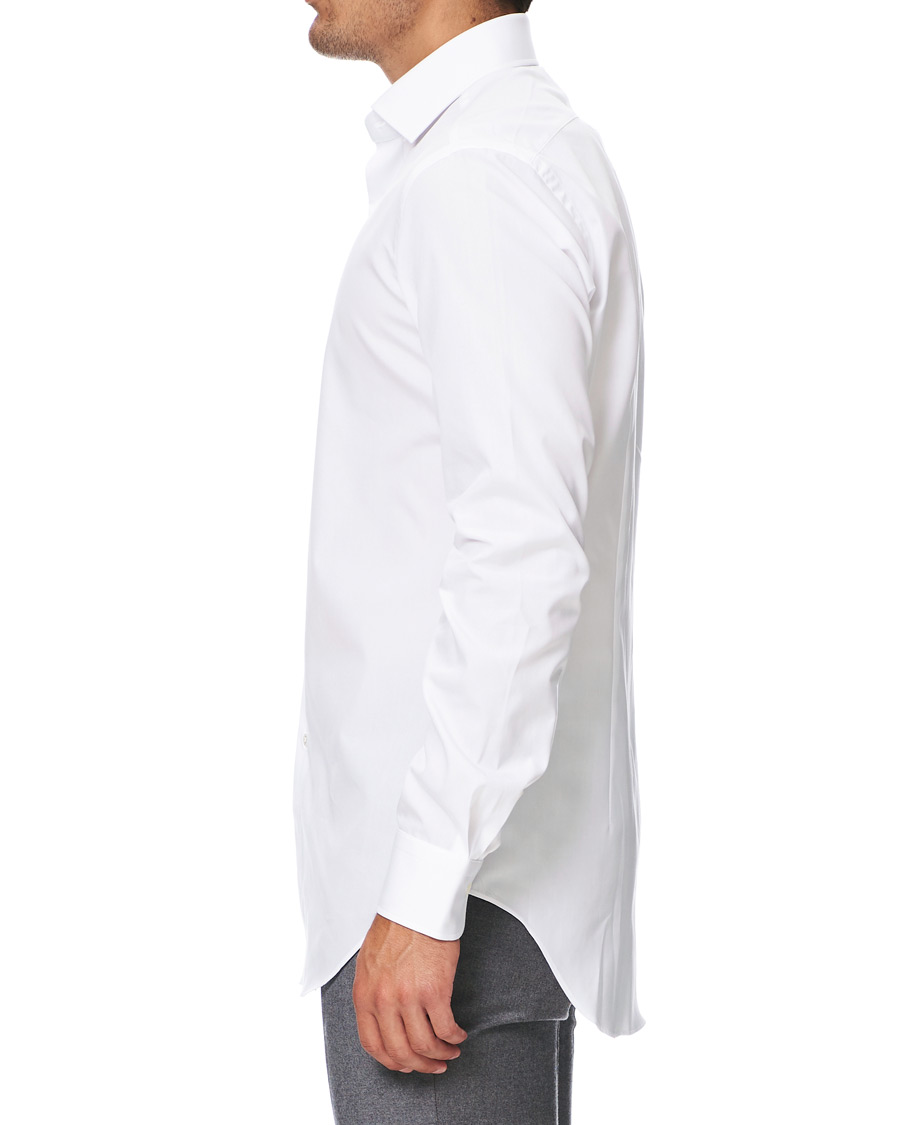 Herren | Hemden | Kamakura Shirts | Slim Fit Pinpoint Oxford Shirt White