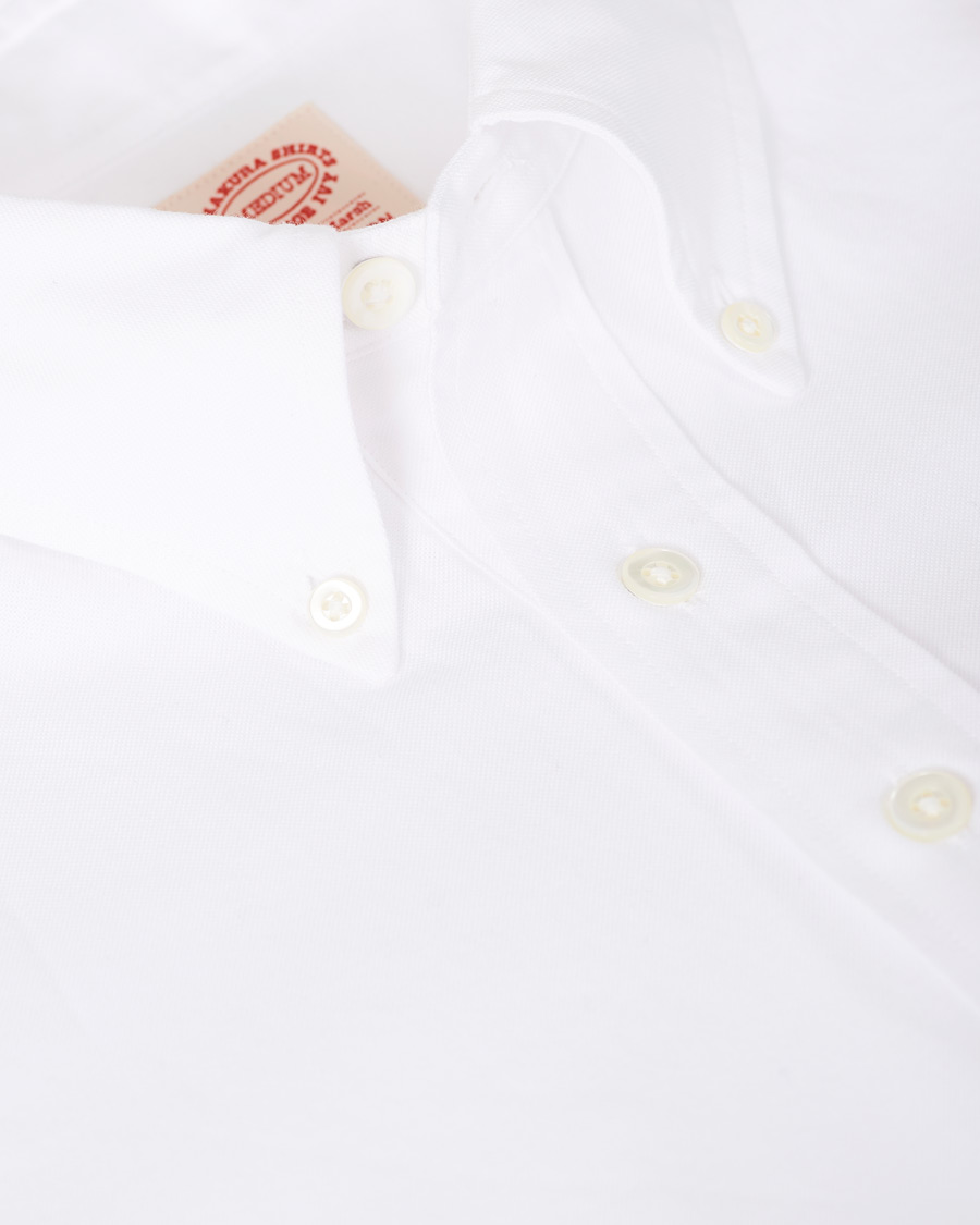 Herren | Hemden | Kamakura Shirts | Vintage Ivy New York Popover Shirt White