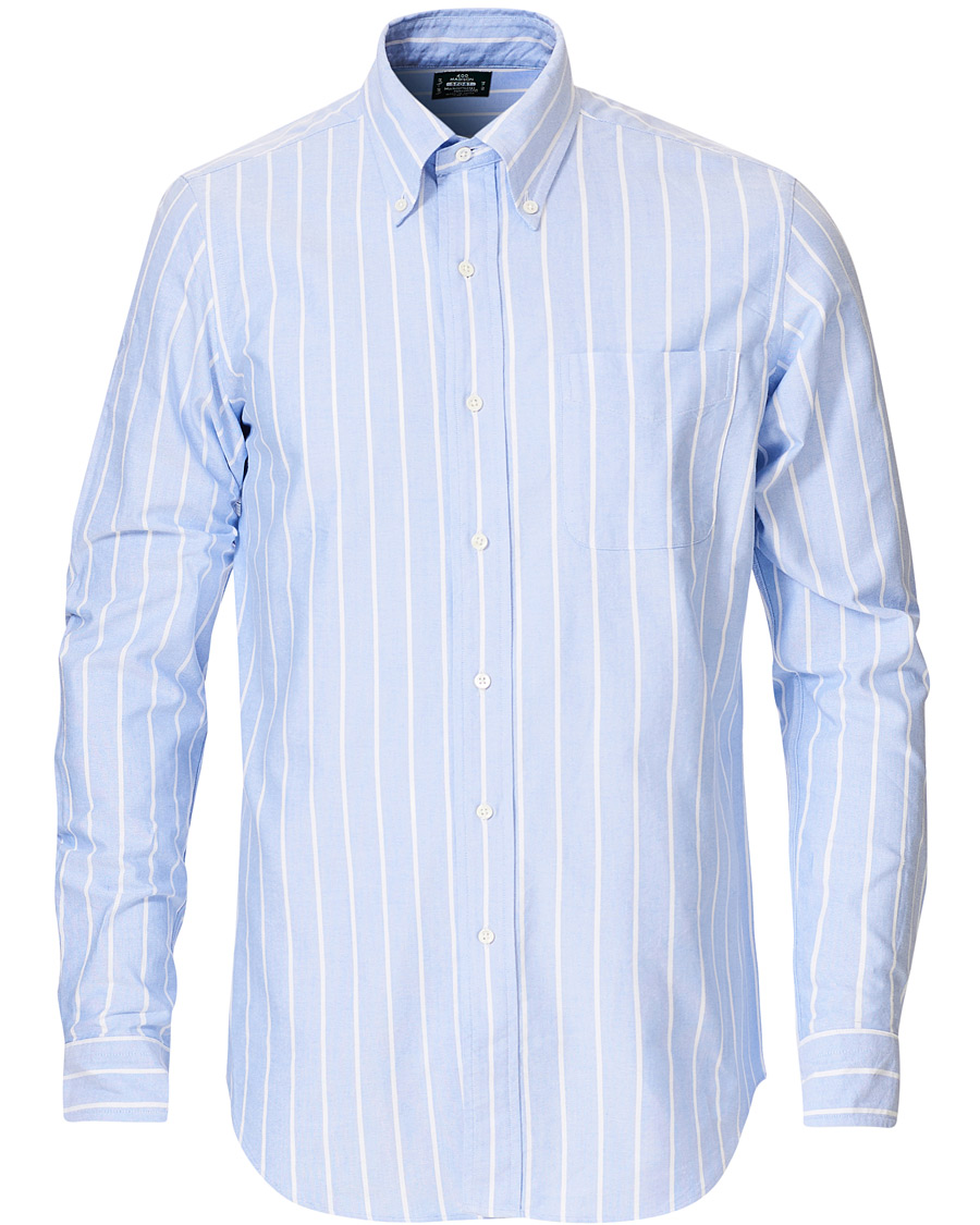 Herren | Hemden | Kamakura Shirts | Slim Fit Oxford Sport Shirt Blue