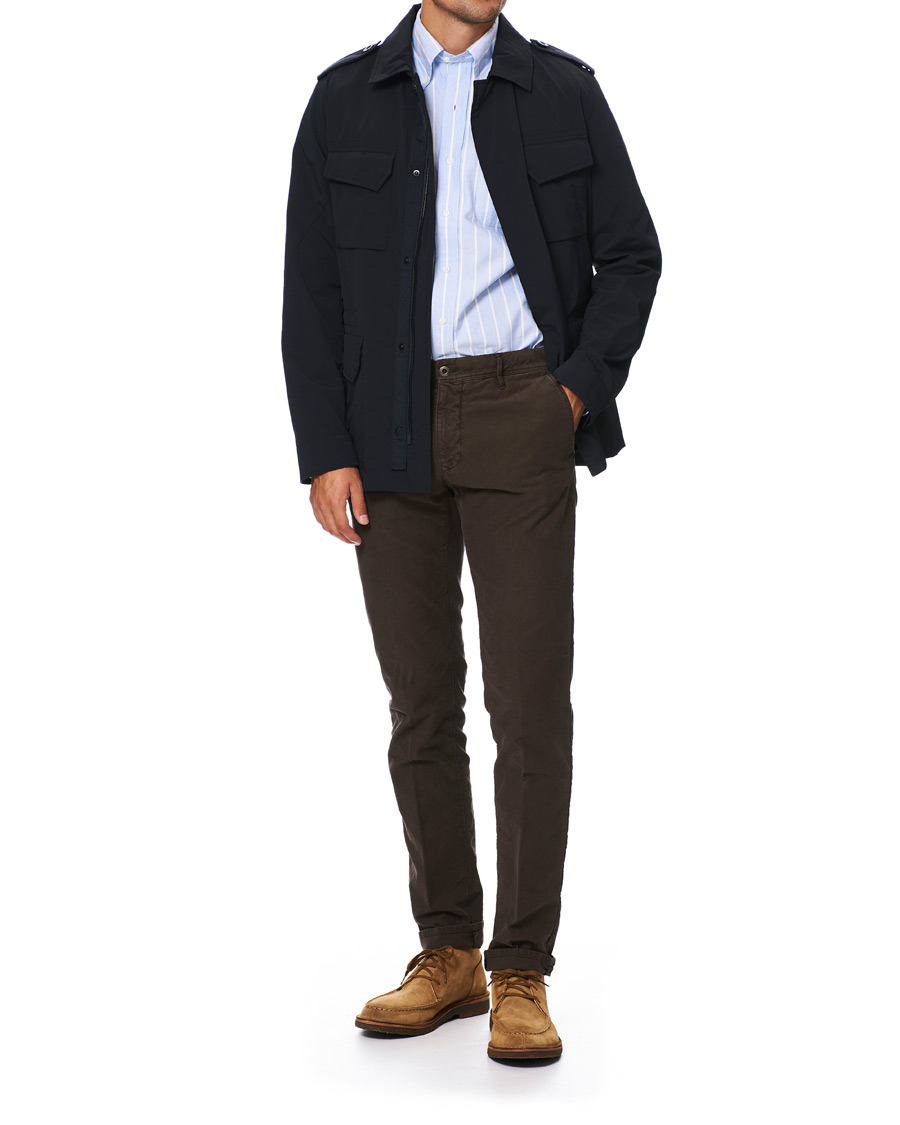 Herren | Hemden | Kamakura Shirts | Slim Fit Oxford Sport Shirt Blue