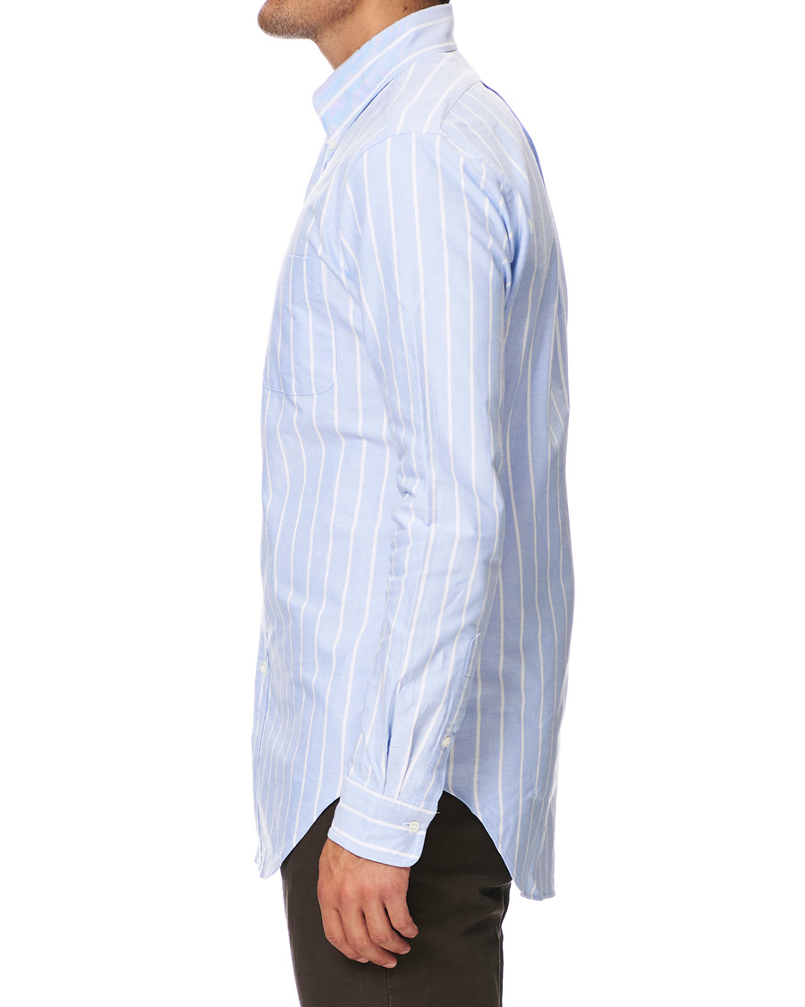 Herren | Hemden | Kamakura Shirts | Slim Fit Oxford Sport Shirt Blue