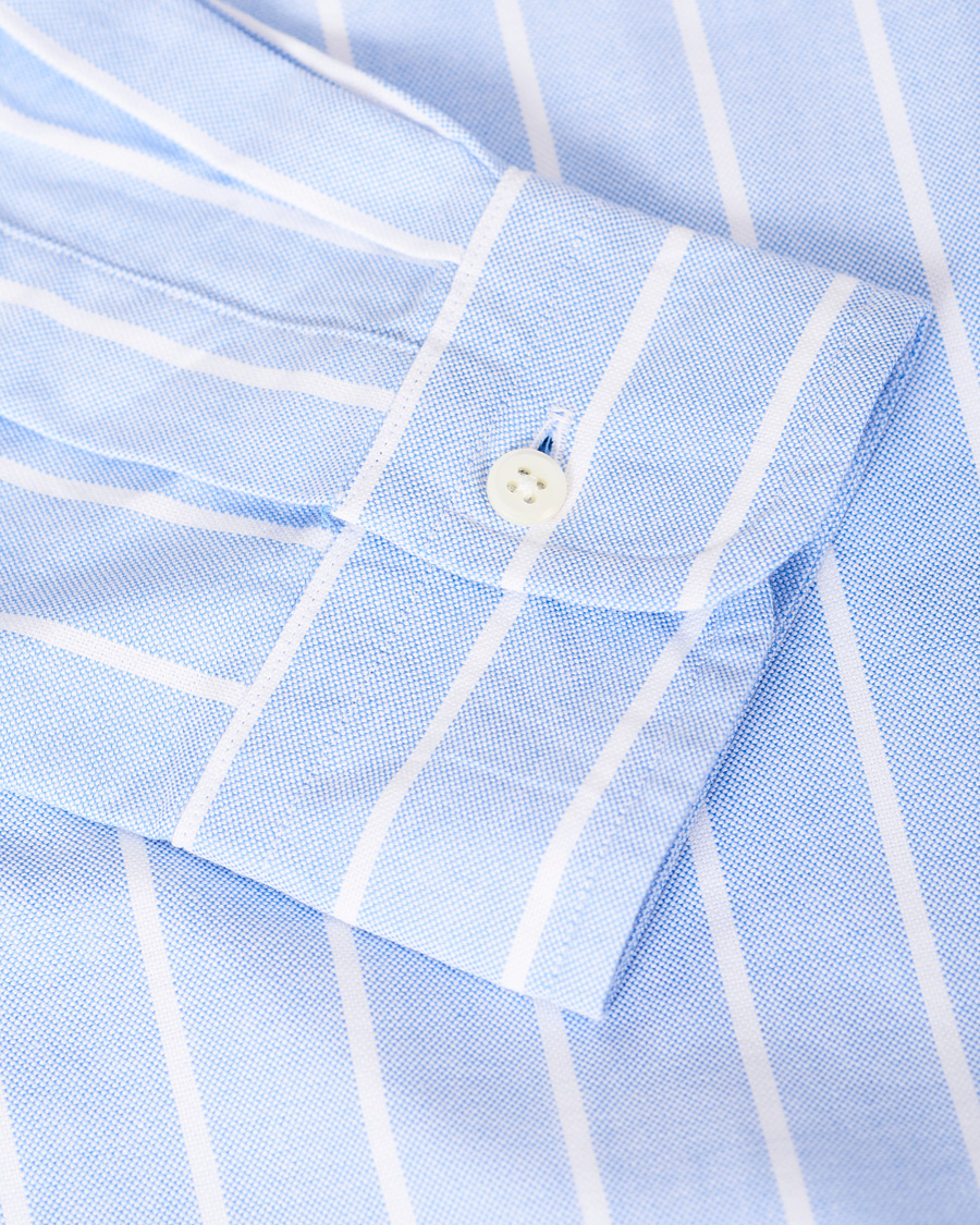 Herren | Hemden | Kamakura Shirts | Slim Fit Oxford Sport Shirt Blue