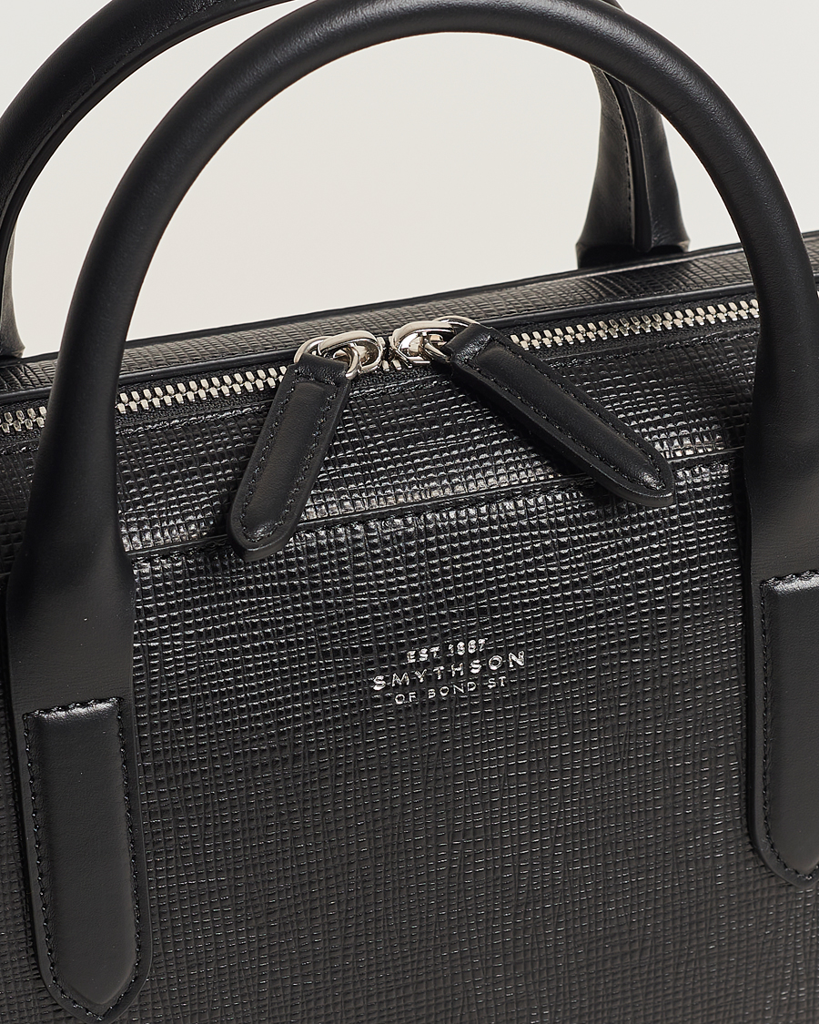 Herren | Taschen | Smythson | Panama Lightweight Briefcase Black