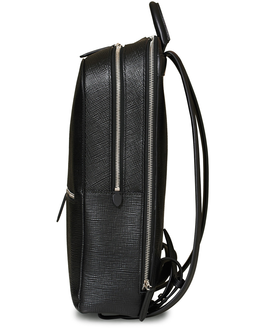 Herren | Smythson Panama Zip Around Backpack Black | Smythson | Panama Zip Around Backpack Black