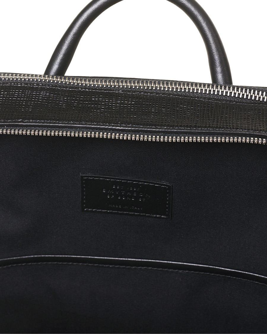 Herren | Smythson Panama Zip Around Backpack Black | Smythson | Panama Zip Around Backpack Black